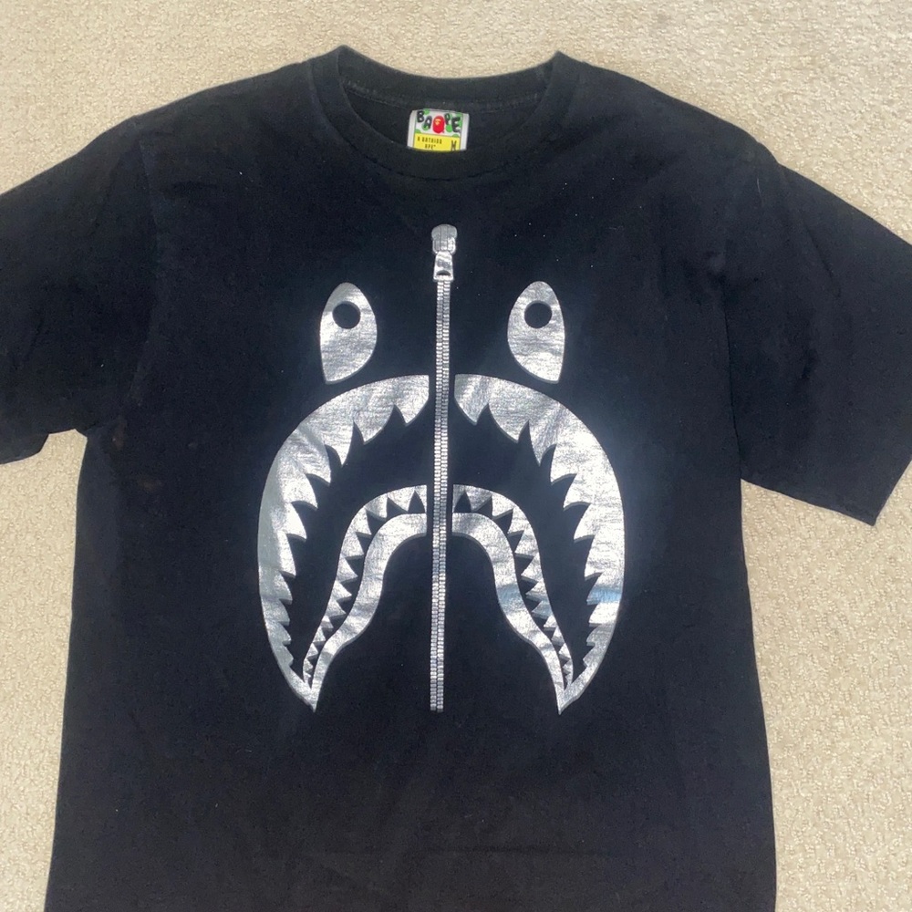 Bape Reflective Shark Tee